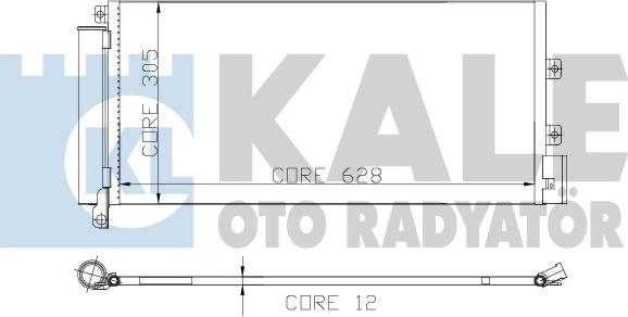 KALE OTO RADYATÖR 195700 - Kondensators, Gaisa kond. sistēma ps1.lv