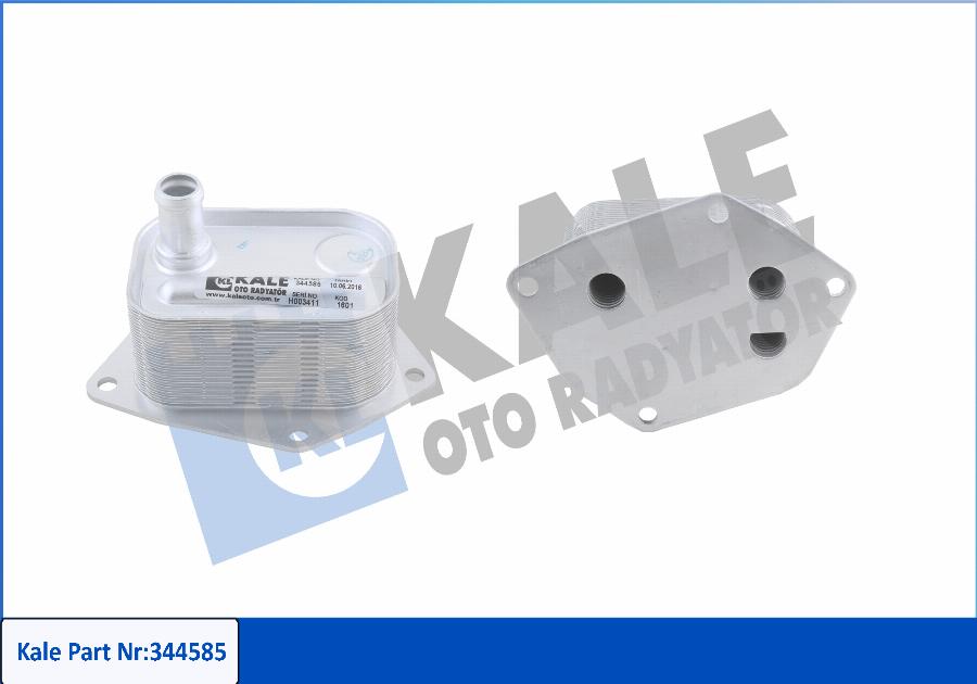 KALE OTO RADYATÖR 344585 - Eļļas radiators, Motoreļļa ps1.lv