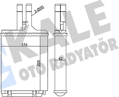 KALE OTO RADYATÖR 346675 - Siltummainis, Salona apsilde ps1.lv