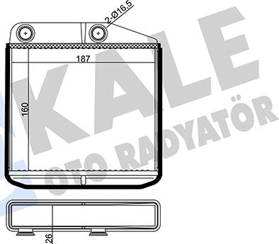 KALE OTO RADYATÖR 346850 - Siltummainis, Salona apsilde ps1.lv