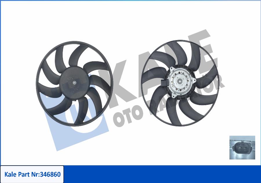 KALE OTO RADYATÖR 346860 - Ventilators, Motora dzesēšanas sistēma ps1.lv