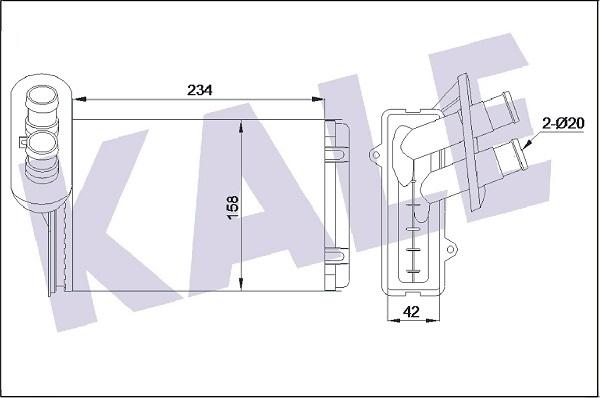 KALE OTO RADYATÖR 346250 - Siltummainis, Salona apsilde ps1.lv