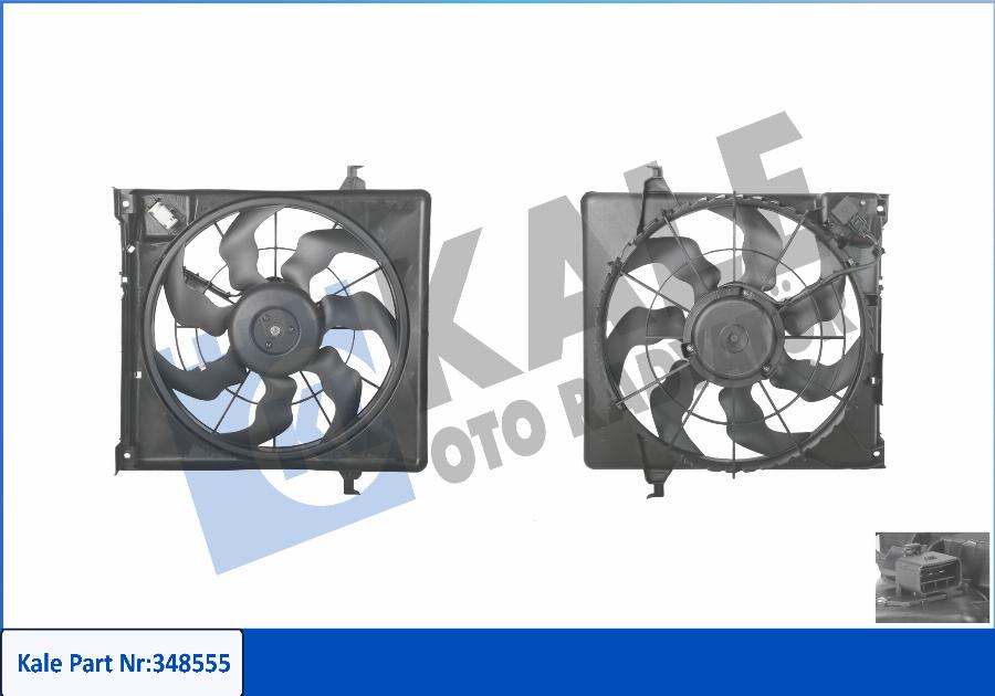 KALE OTO RADYATÖR 348555 - Ventilators, Motora dzesēšanas sistēma ps1.lv