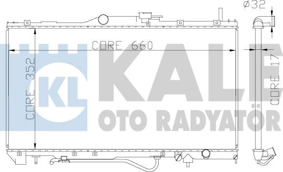 KALE OTO RADYATÖR 342165 - Radiators, Motora dzesēšanas sistēma ps1.lv