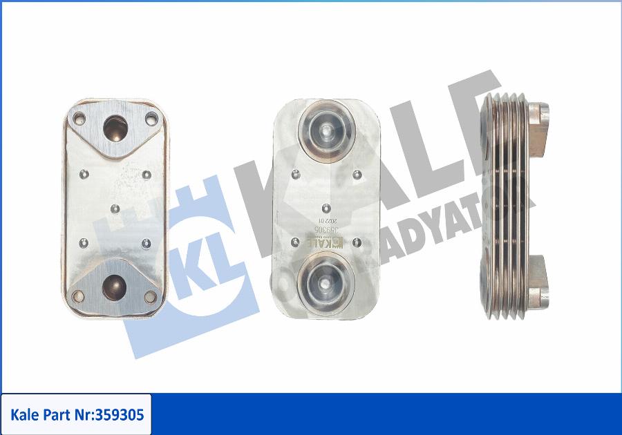 KALE OTO RADYATÖR 359305 - Eļļas radiators, Motoreļļa ps1.lv