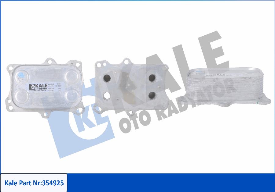 KALE OTO RADYATÖR 354925 - Eļļas radiators, Motoreļļa ps1.lv