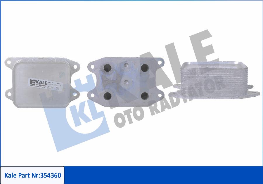 KALE OTO RADYATÖR 354360 - Eļļas radiators, Motoreļļa ps1.lv