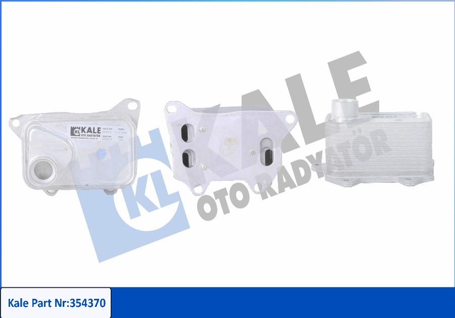 KALE OTO RADYATÖR 354370 - Eļļas radiators, Motoreļļa ps1.lv