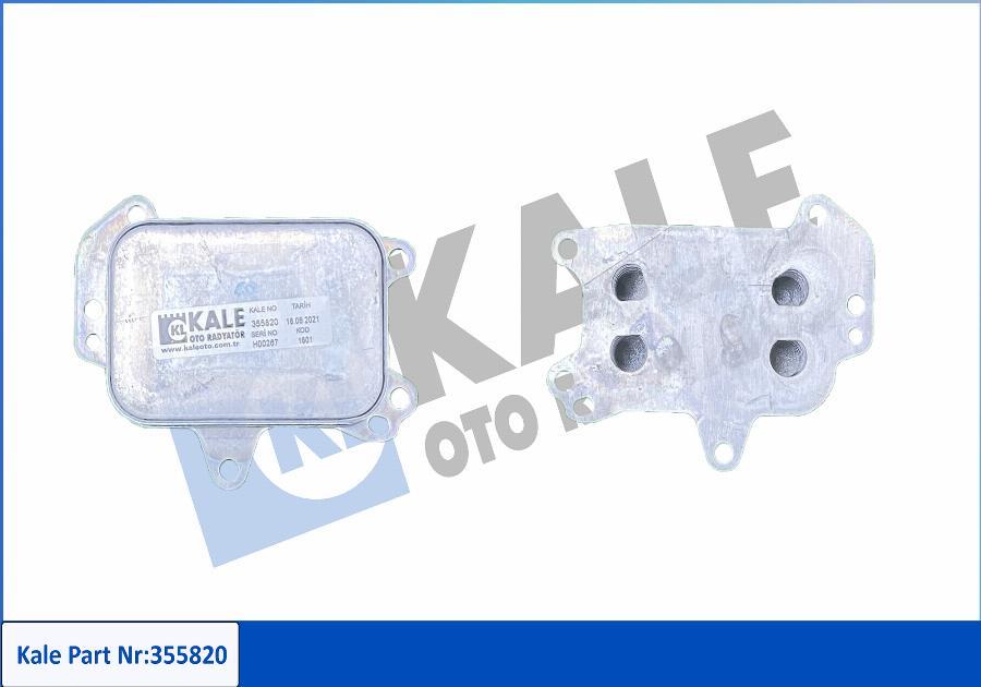 KALE OTO RADYATÖR 355820 - Eļļas radiators, Motoreļļa ps1.lv