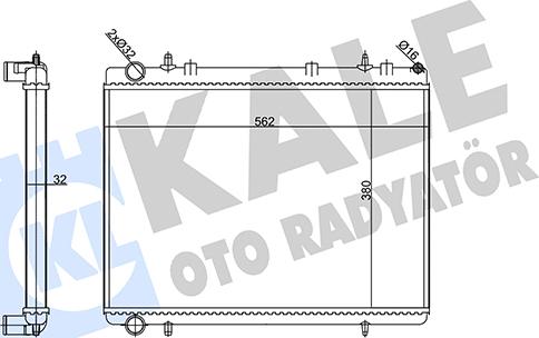 KALE OTO RADYATÖR 356915 - Radiators, Motora dzesēšanas sistēma ps1.lv