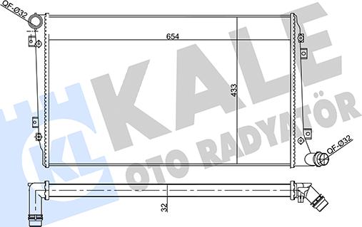 KALE OTO RADYATÖR 356930 - Radiators, Motora dzesēšanas sistēma ps1.lv