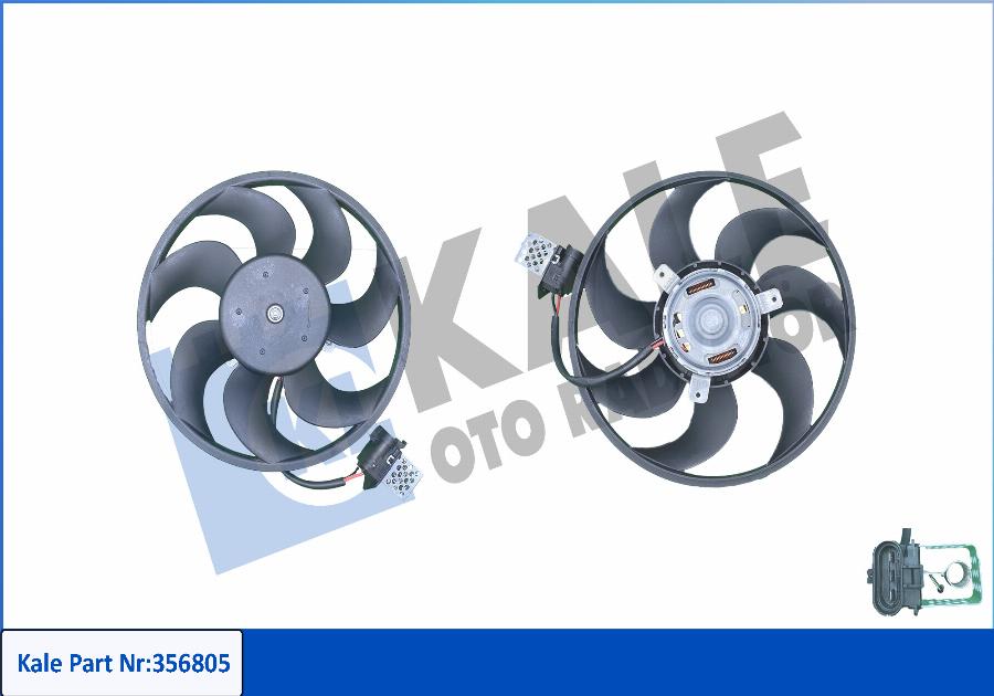 KALE OTO RADYATÖR 356805 - Ventilators, Motora dzesēšanas sistēma ps1.lv