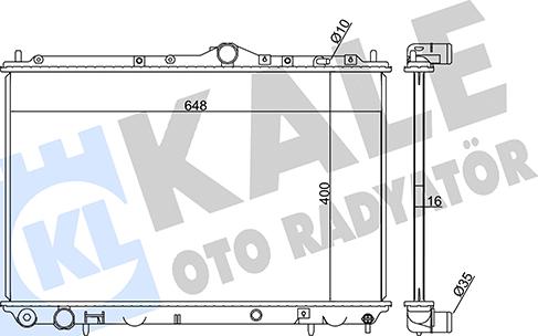 KALE OTO RADYATÖR 351925 - Radiators, Motora dzesēšanas sistēma ps1.lv