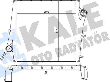 KALE OTO RADYATÖR 358555 - Starpdzesētājs ps1.lv