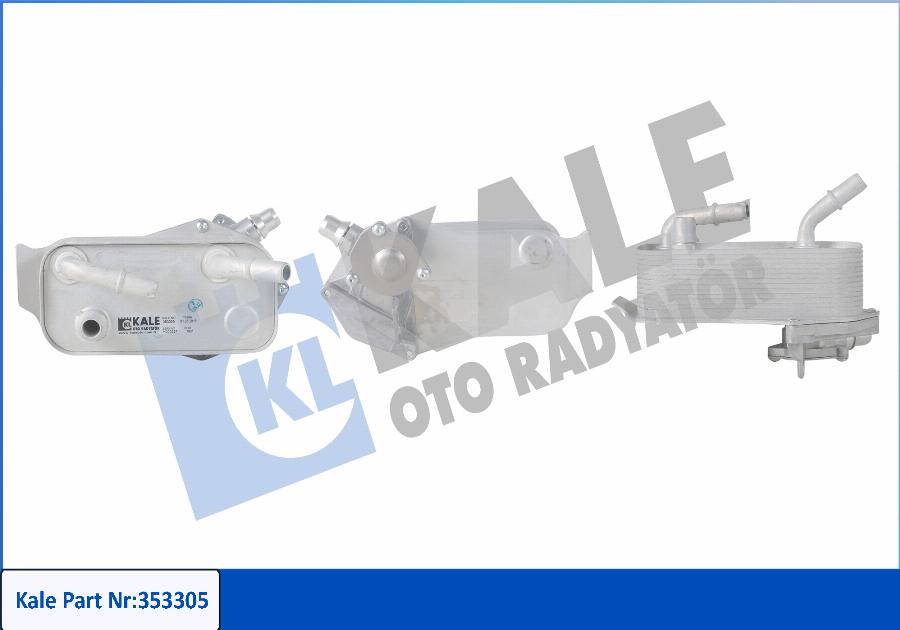 KALE OTO RADYATÖR 353305 - Eļļas radiators, Motoreļļa ps1.lv