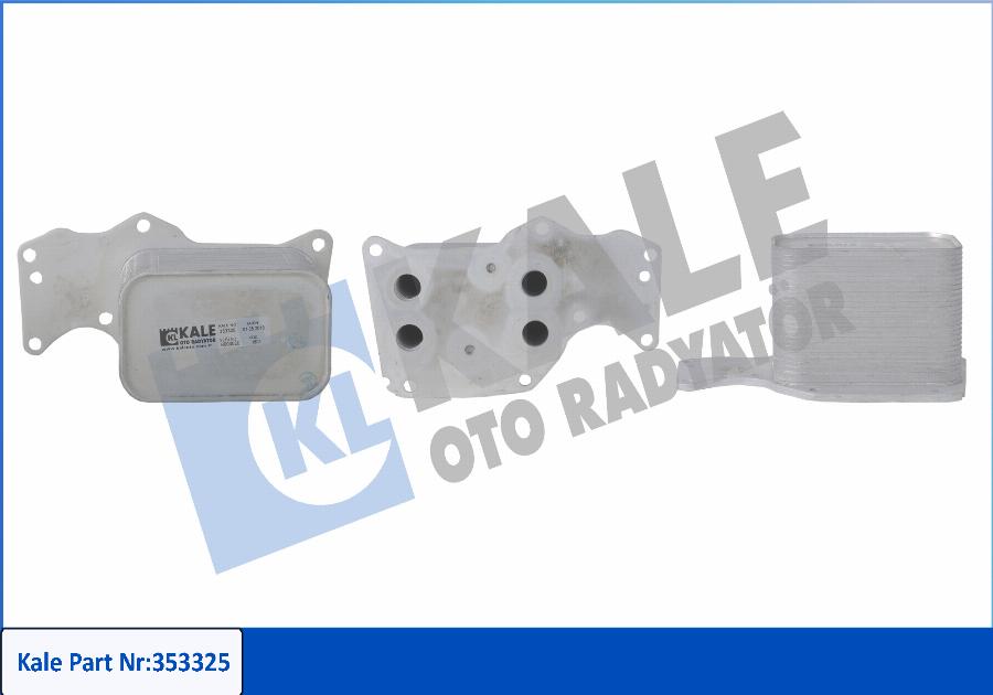 KALE OTO RADYATÖR 353325 - Eļļas radiators, Motoreļļa ps1.lv