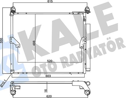 KALE OTO RADYATÖR 357375 - Kondensators, Gaisa kond. sistēma ps1.lv