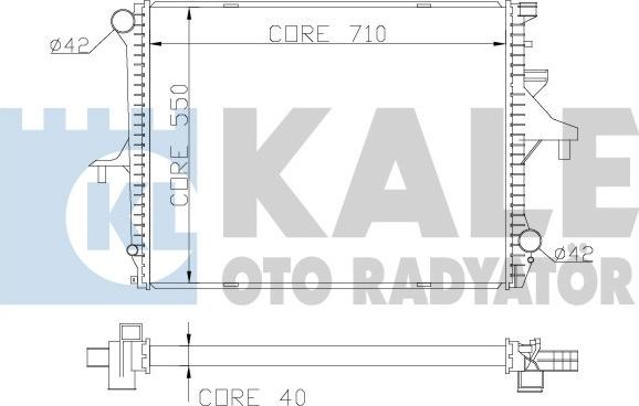 KALE OTO RADYATÖR 367900 - Radiators, Motora dzesēšanas sistēma ps1.lv