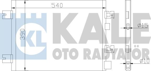 KALE OTO RADYATÖR 389300 - Kondensators, Gaisa kond. sistēma ps1.lv