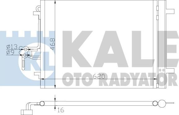 KALE OTO RADYATÖR 386200 - Kondensators, Gaisa kond. sistēma ps1.lv