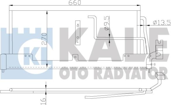 KALE OTO RADYATÖR 388800 - Kondensators, Gaisa kond. sistēma ps1.lv