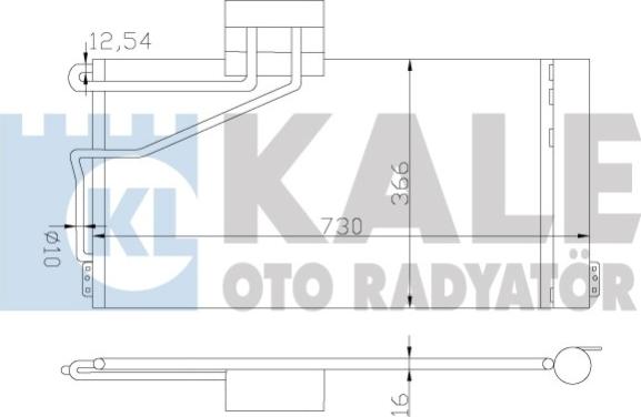 KALE OTO RADYATÖR 387800 - Kondensators, Gaisa kond. sistēma ps1.lv