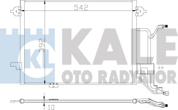 KALE OTO RADYATÖR 375500 - Kondensators, Gaisa kond. sistēma ps1.lv