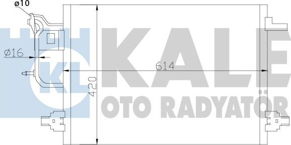 KALE OTO RADYATÖR 375600 - Kondensators, Gaisa kond. sistēma ps1.lv