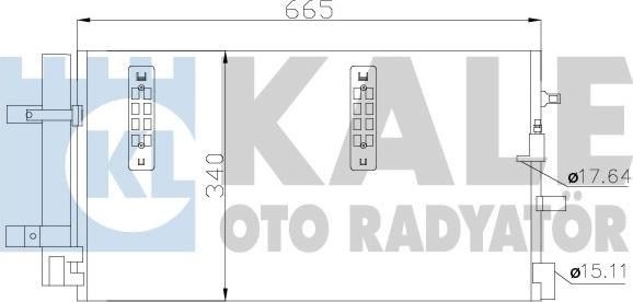 KALE OTO RADYATÖR 375800 - Kondensators, Gaisa kond. sistēma ps1.lv