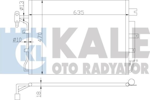 KALE OTO RADYATÖR 378000 - Kondensators, Gaisa kond. sistēma ps1.lv