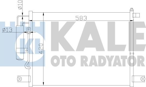 KALE OTO RADYATÖR 377000 - Kondensators, Gaisa kond. sistēma ps1.lv