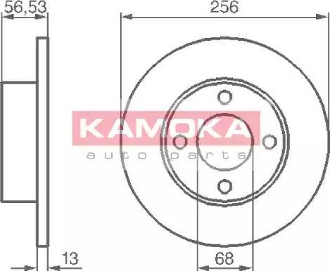 Kamoka 103636 - Bremžu diski ps1.lv