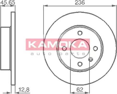 Kamoka 103718 - Bremžu diski ps1.lv