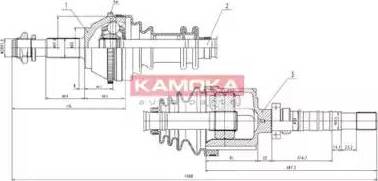 Kamoka CT1138914 - Piedziņas vārpsta ps1.lv