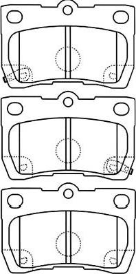 Kavo Parts BP-9099 - Bremžu uzliku kompl., Disku bremzes ps1.lv