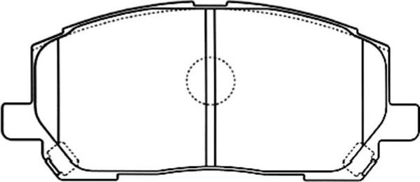 Kavo Parts BP-9095 - Bremžu uzliku kompl., Disku bremzes ps1.lv