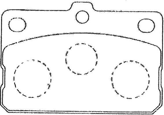 Kavo Parts BP-9091 - Bremžu uzliku kompl., Disku bremzes ps1.lv