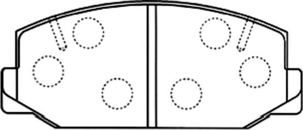 Kavo Parts BP-9092 - Bremžu uzliku kompl., Disku bremzes ps1.lv