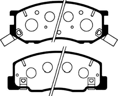 Kavo Parts BP-9041 - Bremžu uzliku kompl., Disku bremzes ps1.lv