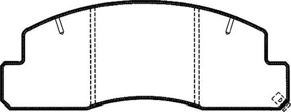 Kavo Parts BP-9062 - Bremžu uzliku kompl., Disku bremzes ps1.lv