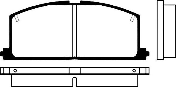 Kavo Parts BP-9005 - Bremžu uzliku kompl., Disku bremzes ps1.lv