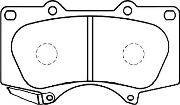 Kavo Parts BP-9084 - Bremžu uzliku kompl., Disku bremzes ps1.lv