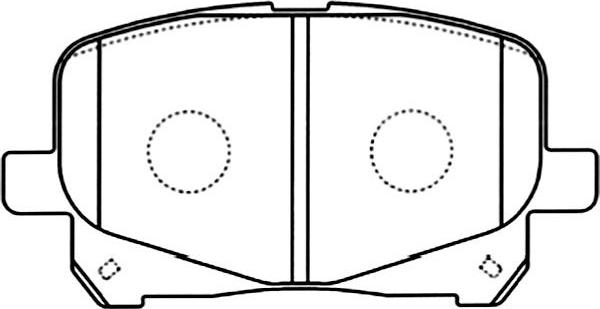 Kavo Parts BP-9085 - Bremžu uzliku kompl., Disku bremzes ps1.lv