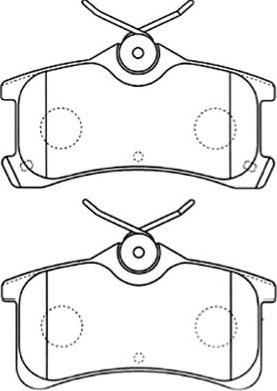 Kavo Parts BP-9081 - Bremžu uzliku kompl., Disku bremzes ps1.lv