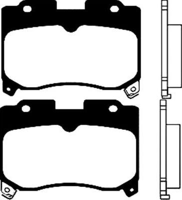 Kavo Parts BP-9034 - Bremžu uzliku kompl., Disku bremzes ps1.lv