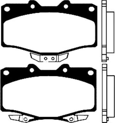 Kavo Parts BP-9036 - Bremžu uzliku kompl., Disku bremzes ps1.lv