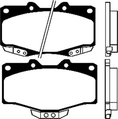 Kavo Parts BP-9025 - Bremžu uzliku kompl., Disku bremzes ps1.lv