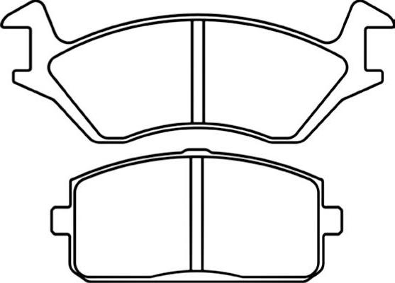 Kavo Parts BP-9078 - Bremžu uzliku kompl., Disku bremzes ps1.lv