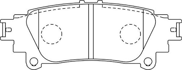 Kavo Parts BP-9149 - Bremžu uzliku kompl., Disku bremzes ps1.lv