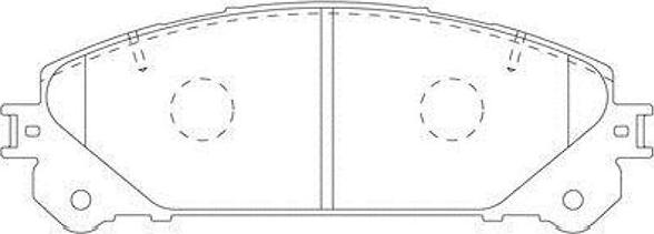 Kavo Parts BP-9140 - Bremžu uzliku kompl., Disku bremzes ps1.lv